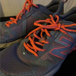 New Balance Blue with Pink Accents Running Shoes